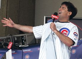 Mark Cuban at Wrigley Field