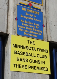 No Guns Allowed at the Metrodome