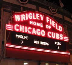 Wrigley Field Marquee, 2003 NLCS