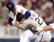 Nolan Ryan punches Robin Ventura